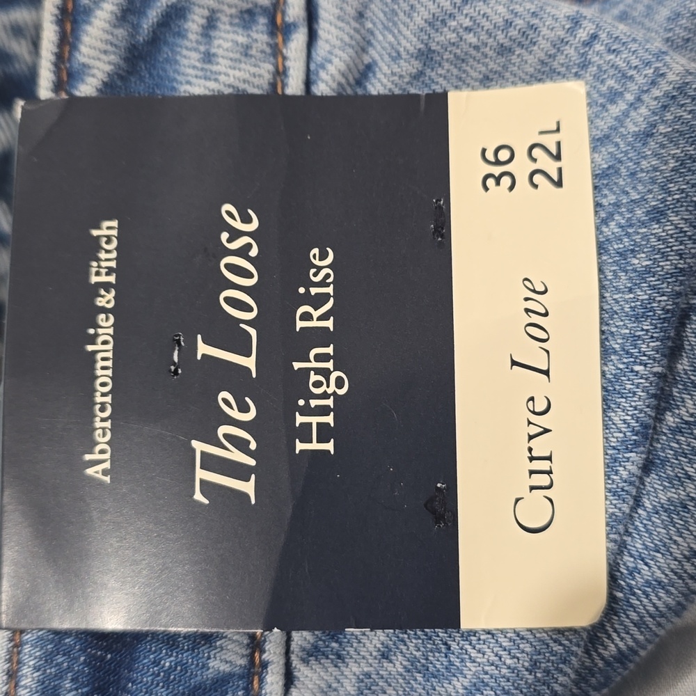 Abercrombie & Fitch Denim The Loose High Rise Curve Love